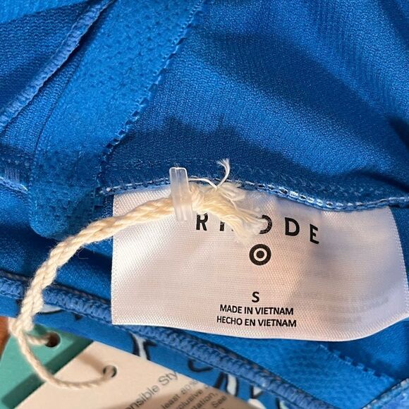 NWT RHODE Blue Zinnia One Piece Swimsuit, Size S - Picture 8 of 12